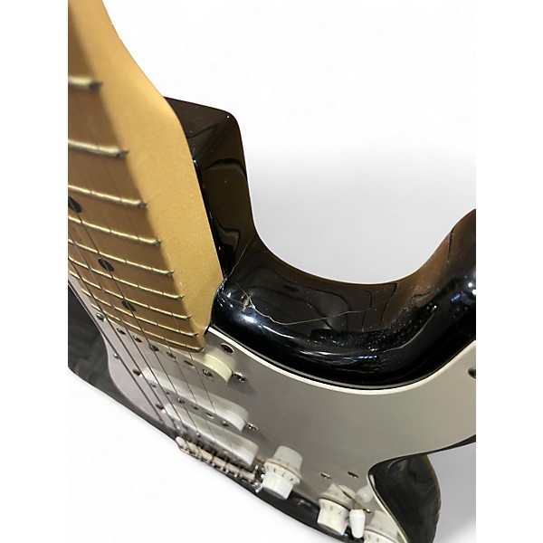 Used Fender Artist Series Eric Clapton Stratocaster Black Solid Body Electric Guitar