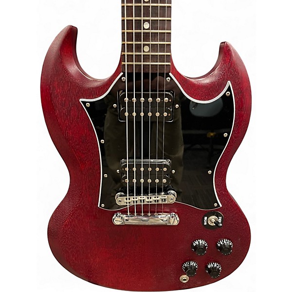 Used 2016 Gibson SG Standard Worn Cherry Solid Body Electric Guitar