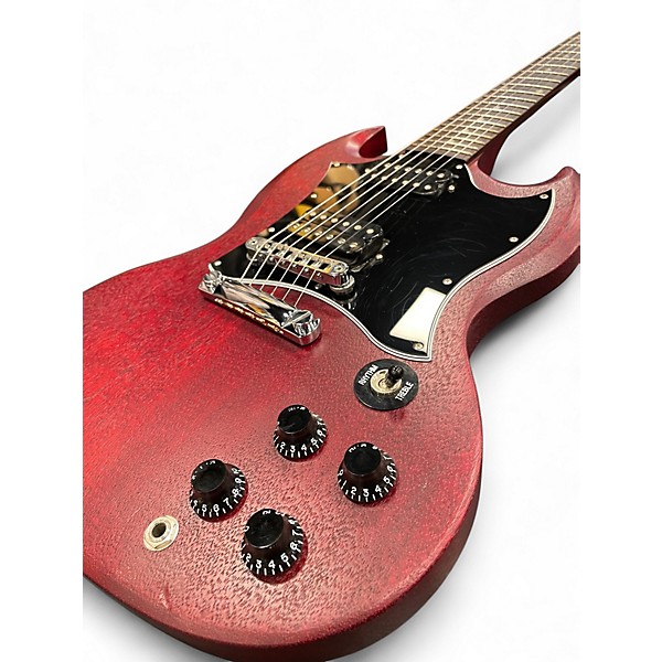 Used 2016 Gibson SG Standard Worn Cherry Solid Body Electric Guitar
