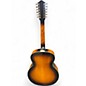 Used Guild F-2512E Deluxe Antique Sunburst 12 String Acoustic Electric Guitar
