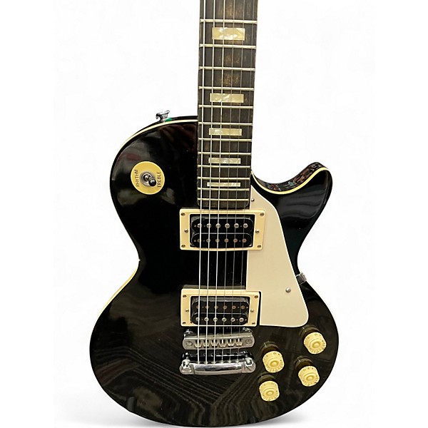 Used Hondo 1984 SINGLE CUT BLACK Solid Body Electric Guitar