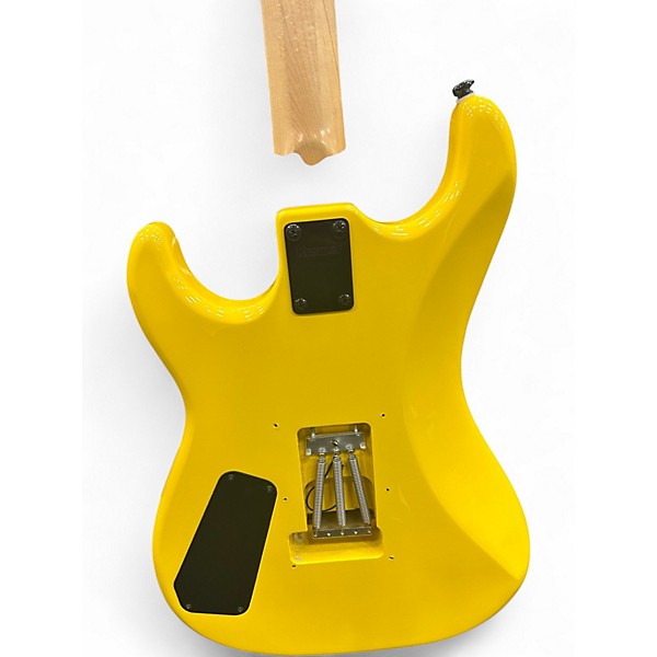 Used Kramer Baretta Yellow Solid Body Electric Guitar