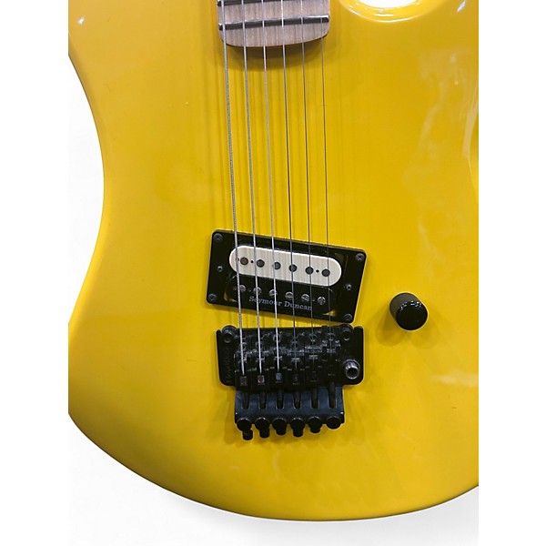 Used Kramer Baretta Yellow Solid Body Electric Guitar