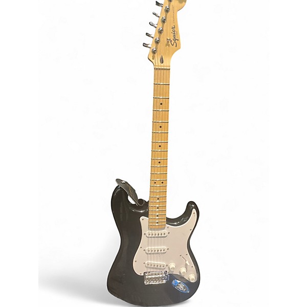 Used Squier Bullet Stratocaster Black Solid Body Electric Guitar