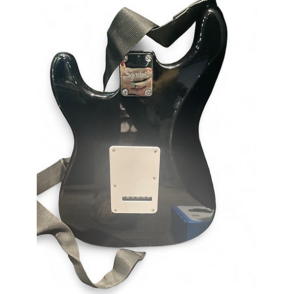 Used Squier Bullet Stratocaster Black Solid Body Electric Guitar