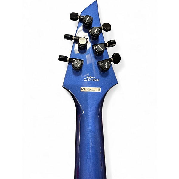 Used Jackson Chris Broderick Soloist Blue Solid Body Electric Guitar