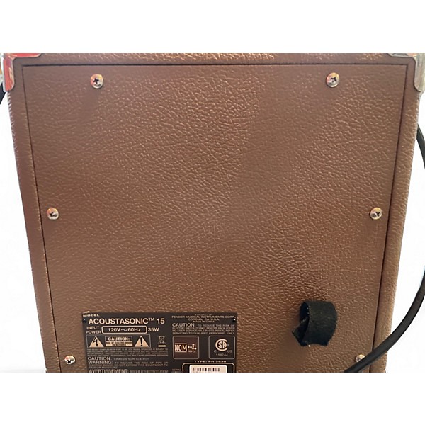 Used Fender Acoustasonic 15 Acoustic Guitar Combo Amp