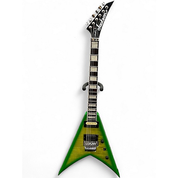 Used Jackson X Series Signature Scott Ian King V Baldini Green Solid Body Electric Guitar