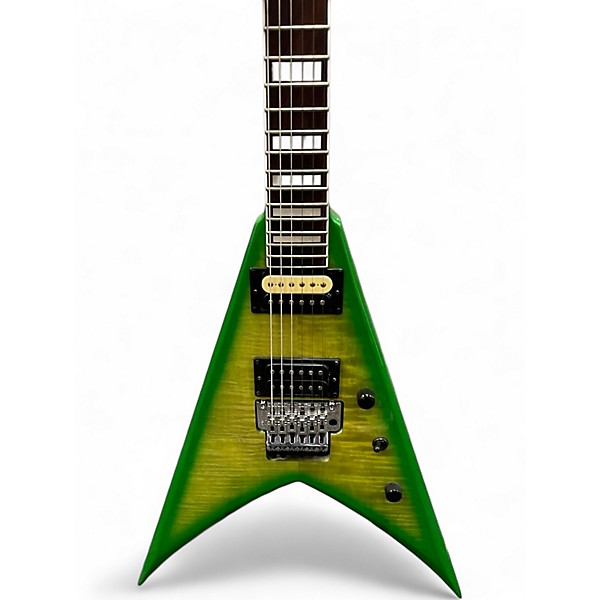 Used Jackson X Series Signature Scott Ian King V Baldini Green Solid Body Electric Guitar