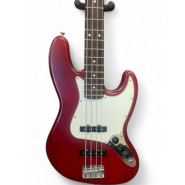 Used Fender Highway One Jazz Bass Trans Crimson Red Electric Bass Guitar