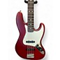 Used Fender Highway One Jazz Bass Trans Crimson Red Electric Bass Guitar