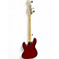 Used Fender Highway One Jazz Bass Trans Crimson Red Electric Bass Guitar