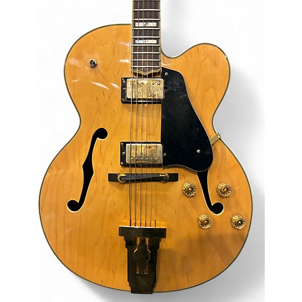 Used Washburn J6 Natural Hollow Body Electric Guitar