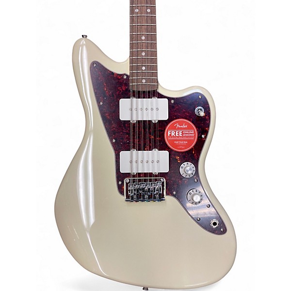 Used Squier Paranormal Series Jazzmaster XII Olympic White Solid Body Electric Guitar