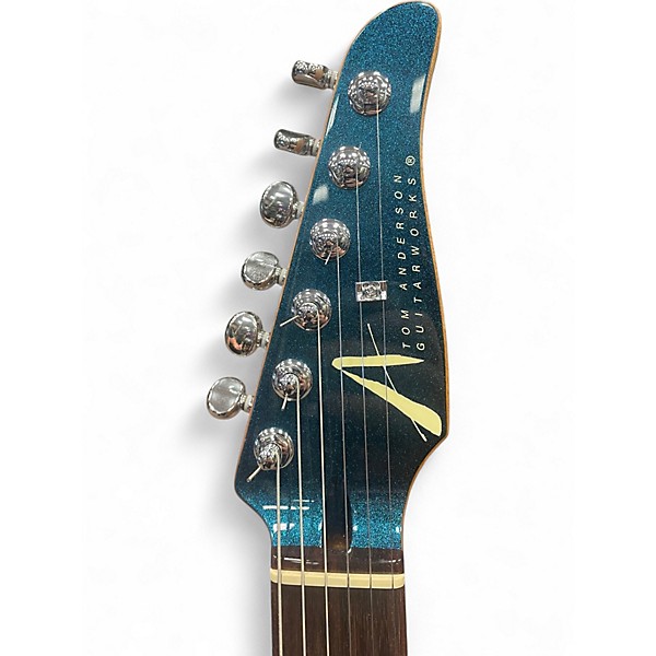 Used Tom Anderson CLASSIC ICON GALAXY BLUE Solid Body Electric Guitar