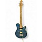 Used Sterling by Music Man Sub AX3 Axis BLUE QUILTED MAPLE Solid Body Electric Guitar thumbnail