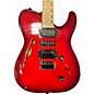 Used Bootlegger Guitars Memphis Red Hollow Body Electric Guitar