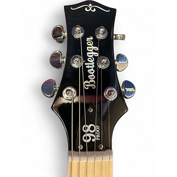 Used Bootlegger Guitars Memphis Red Hollow Body Electric Guitar