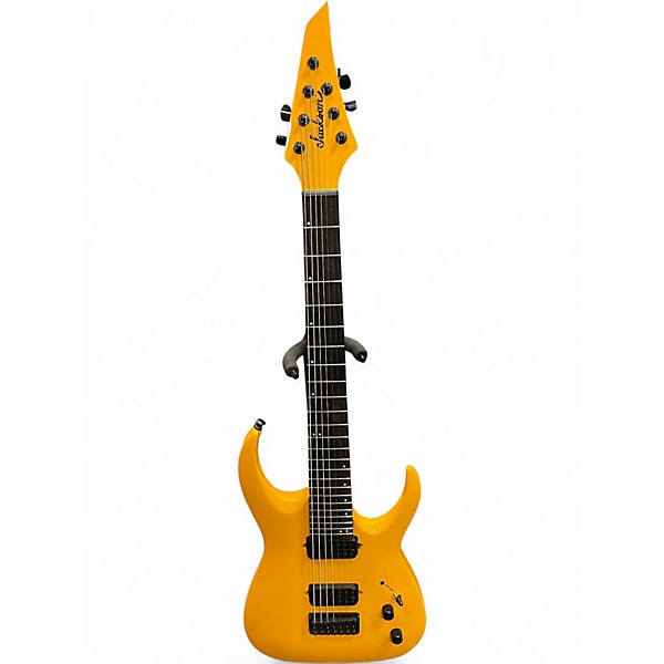 Used Jackson Pro Series Misha Mansoor Signature Juggernaut HT7FM SIGNAL YELLOW Solid Body Electric Guitar