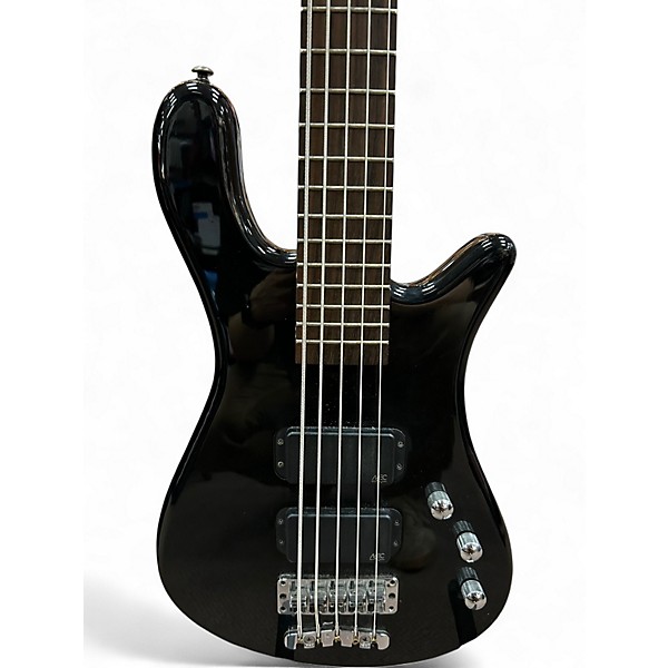 Used RockBass by Warwick STREAMER RBH Black Electric Bass Guitar