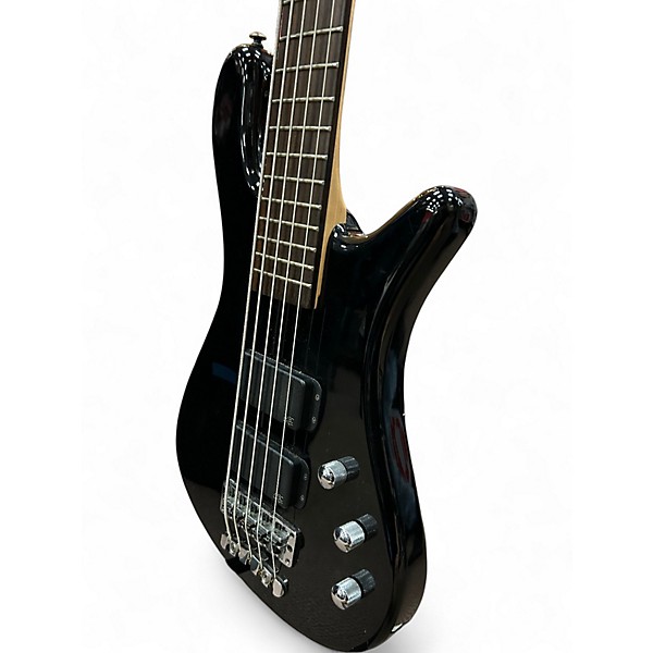 Used RockBass by Warwick STREAMER RBH Black Electric Bass Guitar