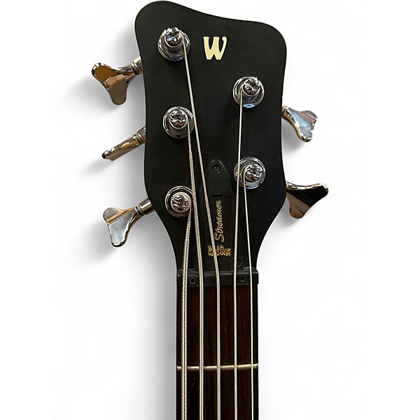 Used RockBass by Warwick STREAMER RBH Black Electric Bass Guitar
