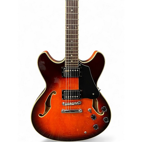 Used 2001 Ibanez AS80 Cherry Sunburst Hollow Body Electric Guitar