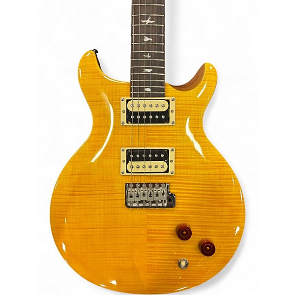 Used PRS Carlos Santana Signature SE Yellow Solid Body Electric Guitar