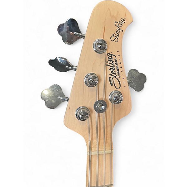 Used Sterling by Music Man RAY4 HH OLIVE Electric Bass Guitar
