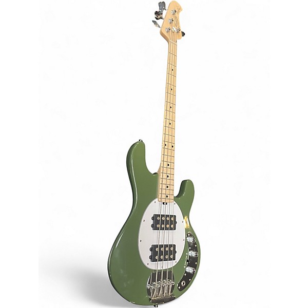 Used Sterling by Music Man RAY4 HH OLIVE Electric Bass Guitar