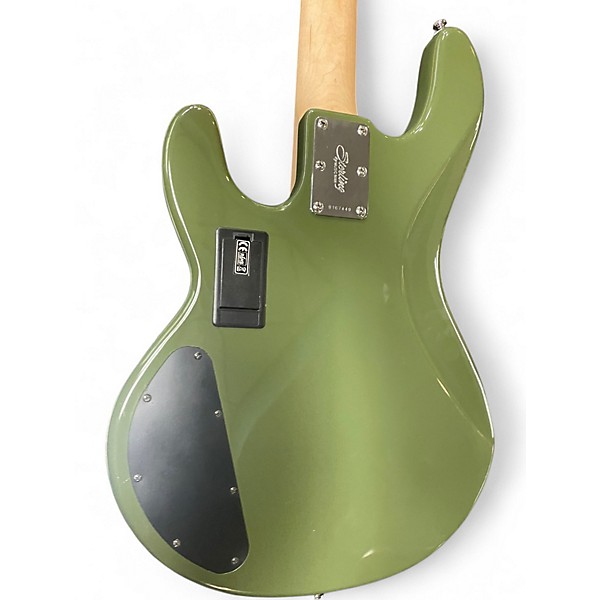 Used Sterling by Music Man RAY4 HH OLIVE Electric Bass Guitar