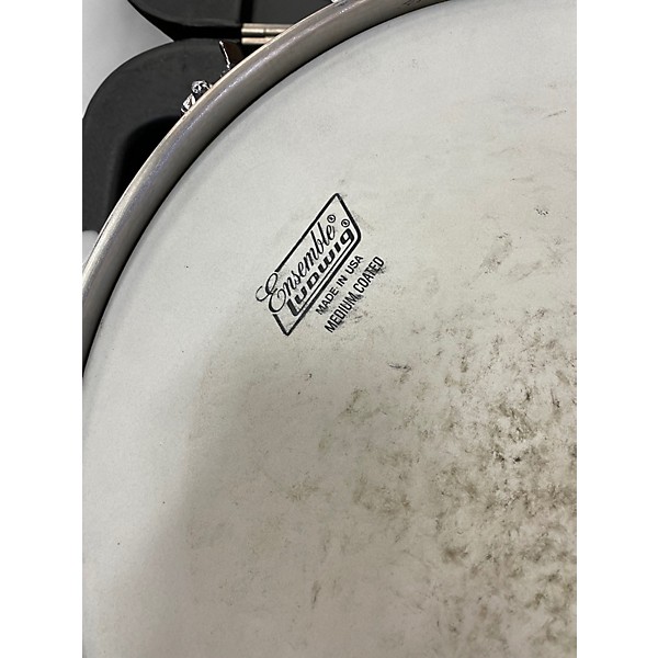 Vintage 1970s Ludwig 5X14 Acrolite Snare Silver Drum