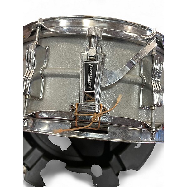 Vintage 1970s Ludwig 5X14 Acrolite Snare Silver Drum
