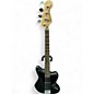 Used Squier Affinity Jaguar Bass Charcoal Frost Metallic Electric Bass Guitar thumbnail