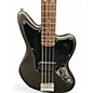 Used Squier Affinity Jaguar Bass Charcoal Frost Metallic Electric Bass Guitar