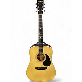 Used Morris Dreadnought Natural Acoustic Guitar