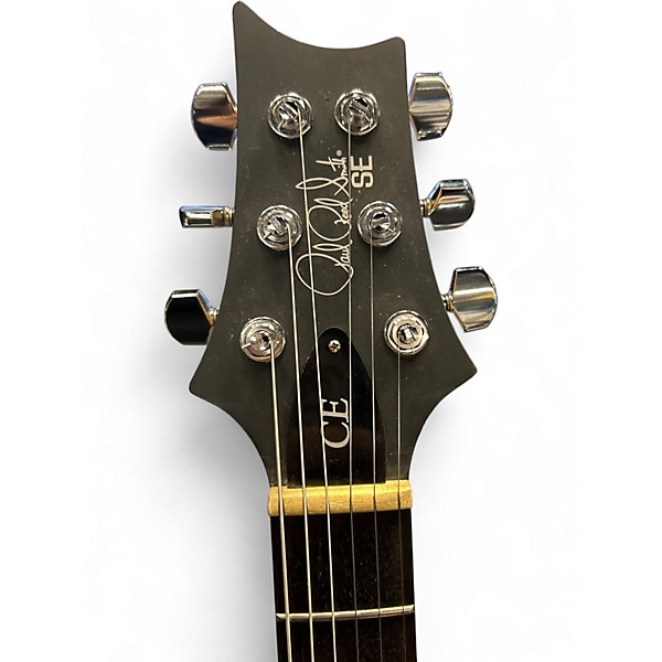 Used PRS SE CE24 Trans Charcoal Solid Body Electric Guitar