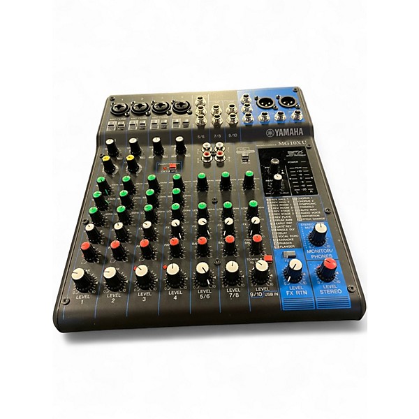 Used Yamaha MG10XU 10 Channel Mixer with Effects Unpowered Mixer