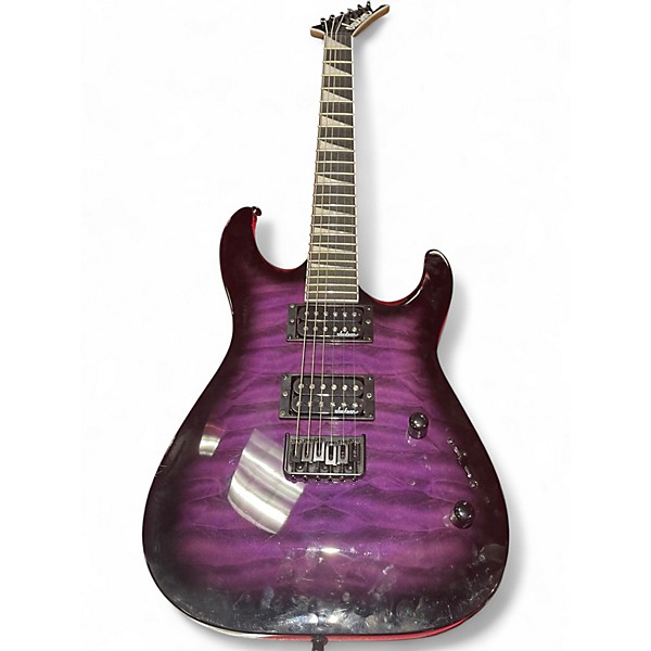 Used Jackson JS32Q DKA TRANS PURPLE BURST Solid Body Electric Guitar