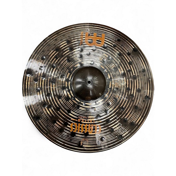 Used MEINL 22in CLASSIC CUSTOMS DARK CRASH RIDE 22" Cymbal