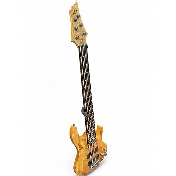 Used ESP LTD B206SM 6 String EXOTIC WOOD GRAIN Electric Bass Guitar
