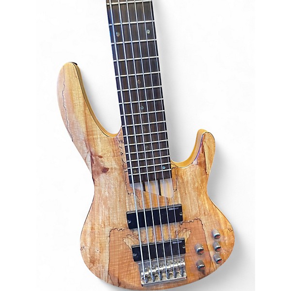 Used ESP LTD B206SM 6 String EXOTIC WOOD GRAIN Electric Bass Guitar