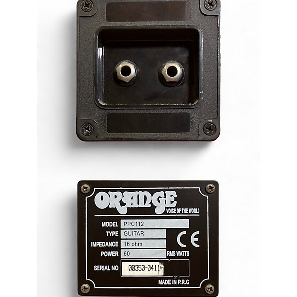 Used Orange Amplifiers PPC112C 1x12 Guitar Cabinet