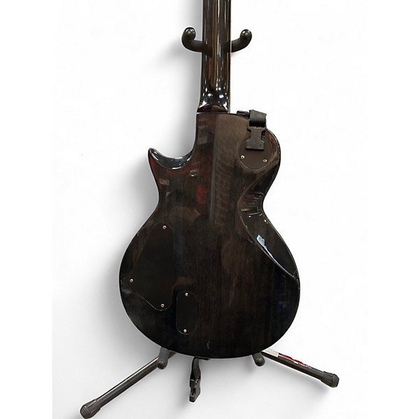 Used ESP LTD EC401FM Trans Black Solid Body Electric Guitar