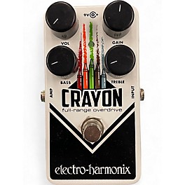 Used Electro-Harmonix Crayon Full Range Overdrive Effect Pedal