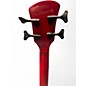 Used Spector NS2A Trans Red Electric Bass Guitar