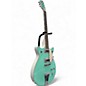 Used Gretsch Guitars Electromatic Dbl jet Surf Green Hollow Body Electric Guitar