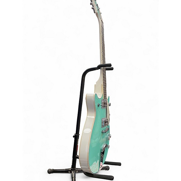 Used Gretsch Guitars Electromatic Dbl jet Surf Green Hollow Body Electric Guitar