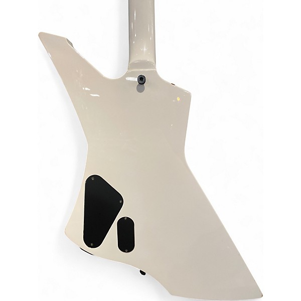 Used ESP LTD James Hetfield Snakebyte White Solid Body Electric Guitar