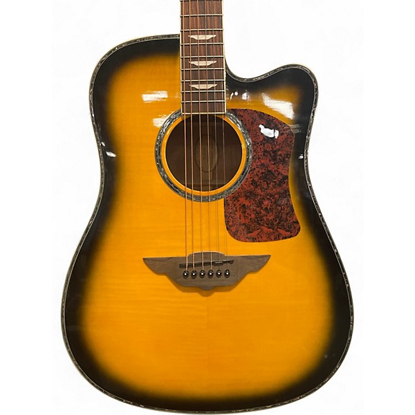 Used Keith Urban Player 2 Color Sunburst Acoustic Electric Guitar